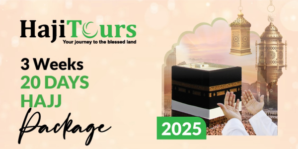 3 Weeks, 20 Days Hajj Package